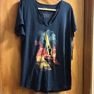 NWT Torrid/Disney Navy Lion King Graphic Women's Top